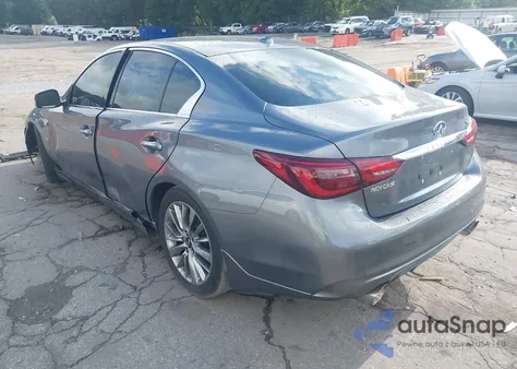 2019 Infiniti Q50 3.0T Luxe z USA, uszkodzony, nr VIN JN1EV7AP3KM543143